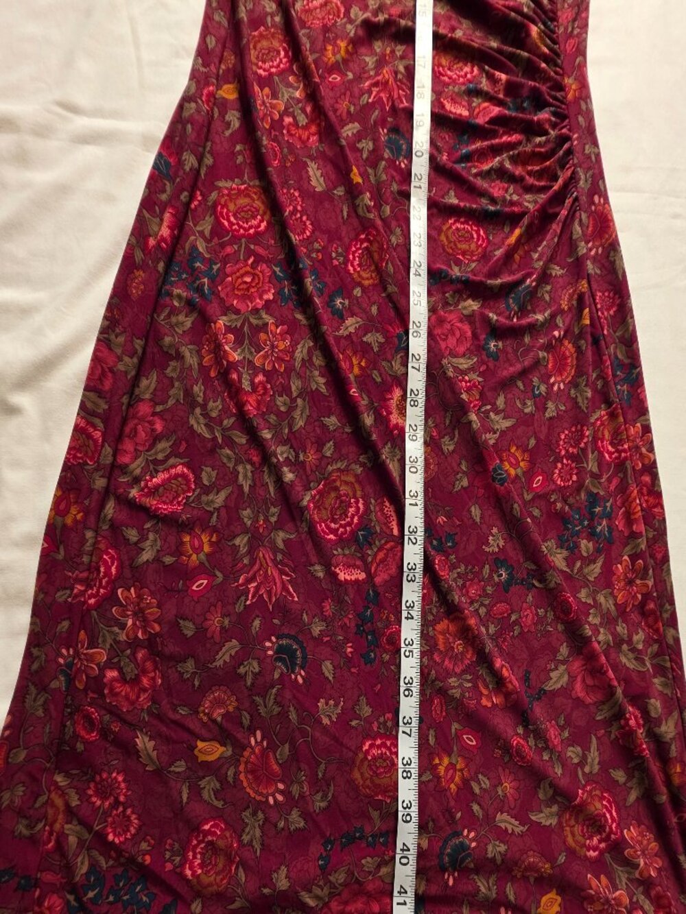 Lauren Ralph Lauren Floral Wrap Dress, Size Large - Picture 5 of 7